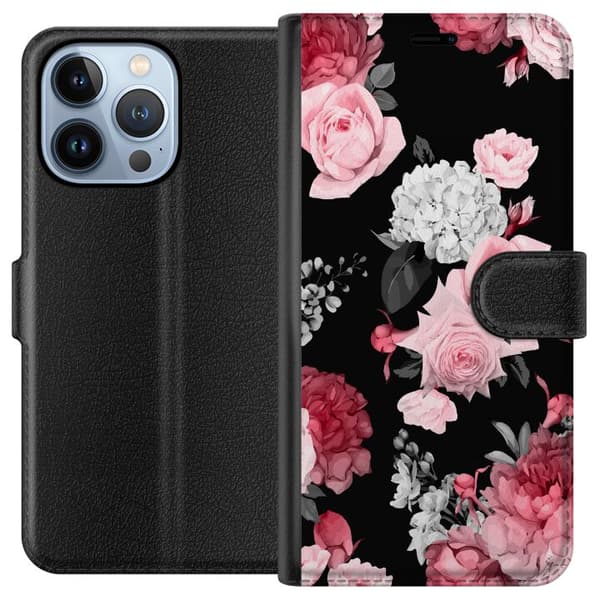 Kompatibelt Plånboksfodral till Apple iPhone 13 Pro Floral Bloom