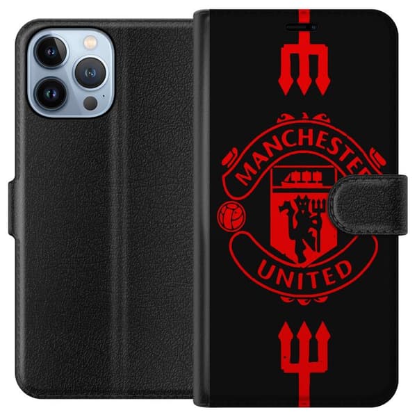 Kompatibel Tegnebogsetui til Apple iPhone 13 Pro Max ManchesterUnited