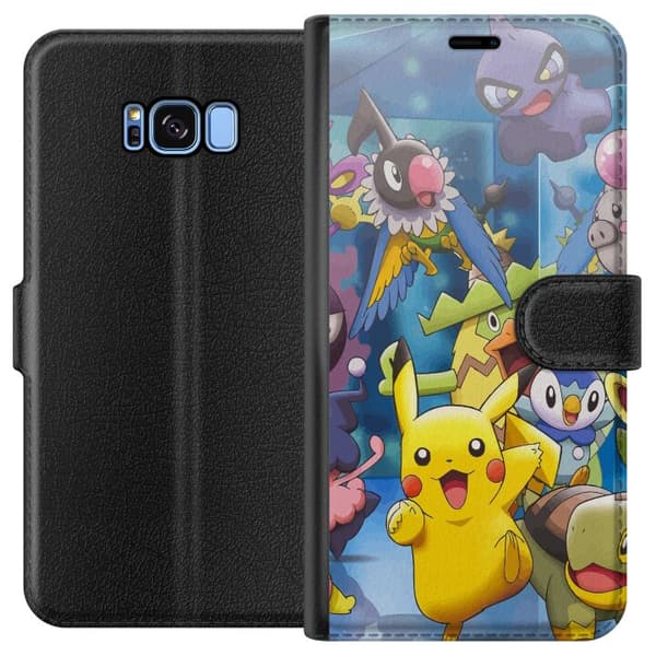 Kompatibelt Plånboksfodral till Samsung Galaxy S8 Pokemon