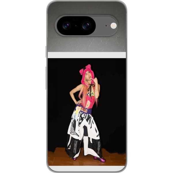 Kompatibelt Mobildeksel til Google Pixel 8 KATSEYE rosa modeporträtt
