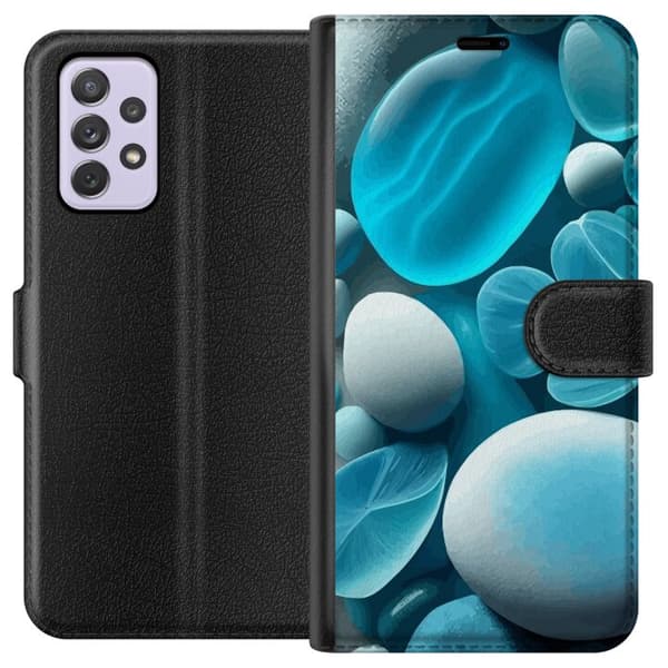 Kompatibelt Plånboksfodral till Samsung Galaxy A52s 5G Glasstenar