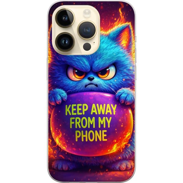 Kompatibelt Mobildeksel til Apple iPhone 14 Pro Arg Katt Neon
