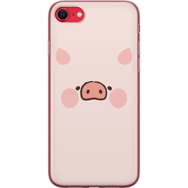 Kompatibelt Mobilskal till Apple iPhone 7 Minimalistiskt grisansikte