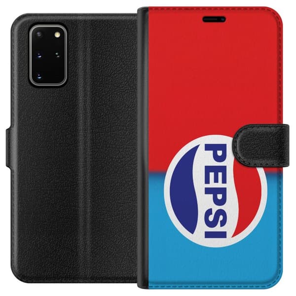 Kompatibel Tegnebogsetui til Samsung Galaxy S20+ Ikonisk Pepsi-design