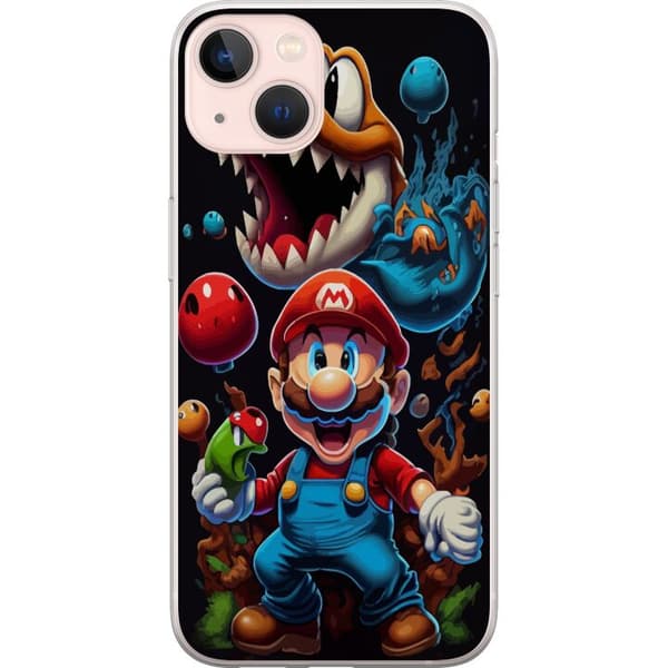 Kompatibelt Mobildeksel til Apple iPhone 13 Super Mario
