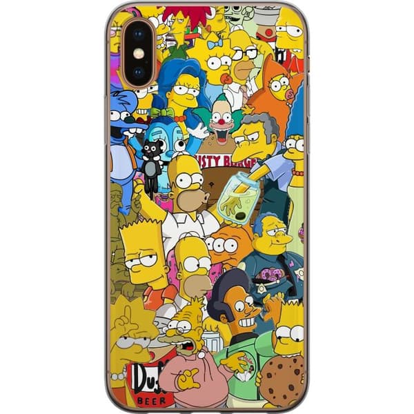 Kompatibelt Mobilskal till Apple iPhone XS The Simpsons