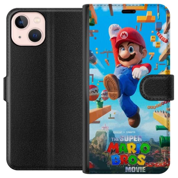 Kompatibelt Plånboksfodral till Apple iPhone 13 mini Super Mario Bros