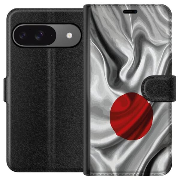 Kompatibel Tegnebogsetui til Google Pixel 9 Modern rumdesign med abstrakt planet