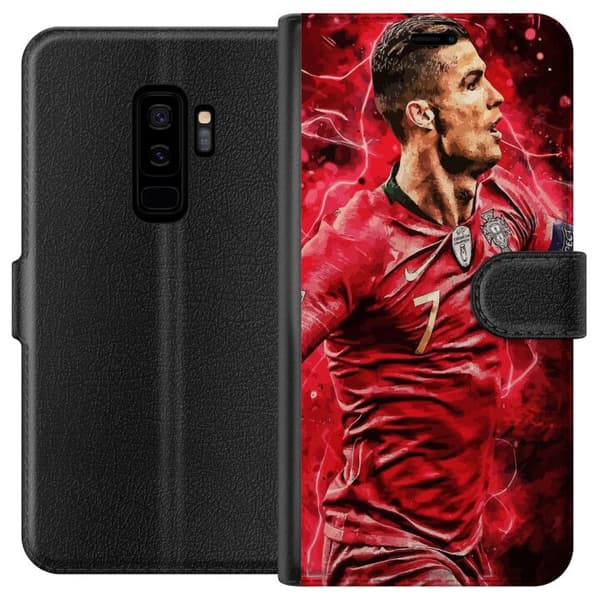 Kompatibel Tegnebogsetui til Samsung Galaxy S9+ Cristiano Ronaldo