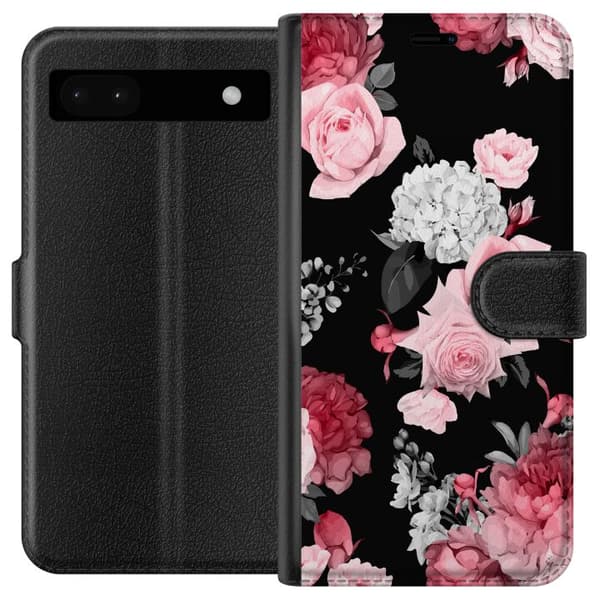 Kompatibel Tegnebogsetui til Google Pixel 6a Floral Blomst