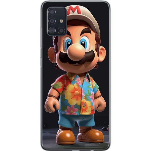 Kompatibelt Mobildeksel til Samsung Galaxy A51 Super Mario