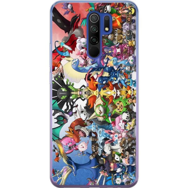 Kompatibelt Mobilskal till Xiaomi Redmi 9 Pokemon