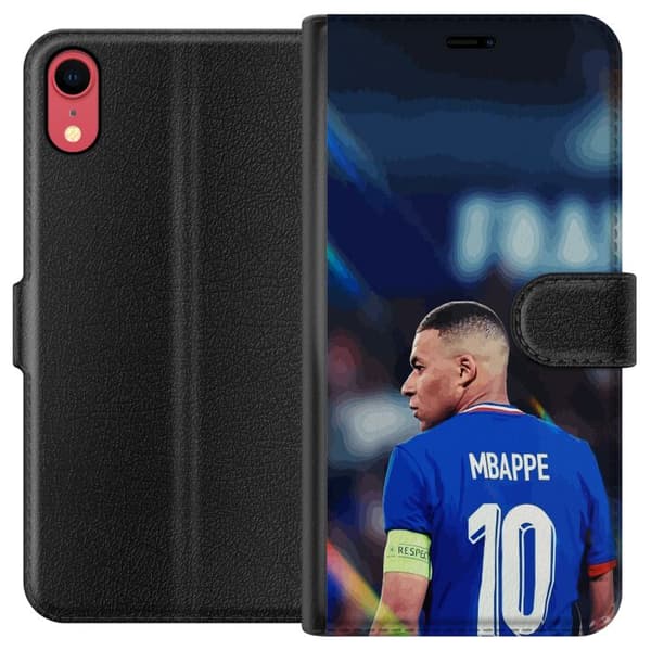 Kompatibel Tegnebogsetui til Apple iPhone XR Kylian Mbappé Frankrike