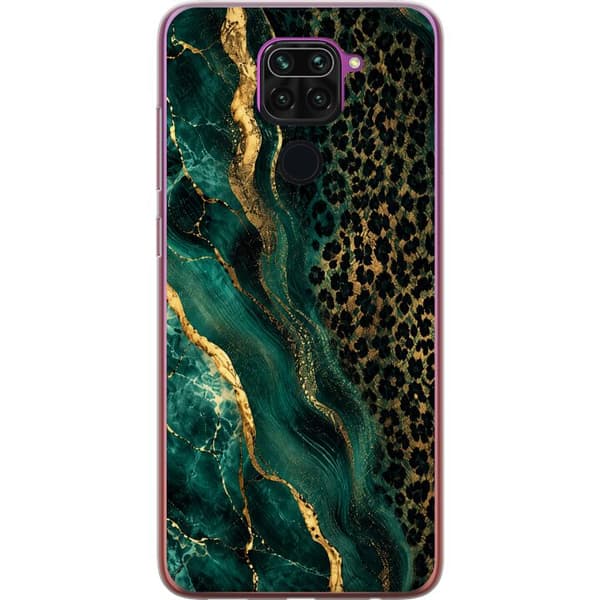 Kompatibelt Mobilskal till Xiaomi Redmi Note 9 Emerald Leopard
