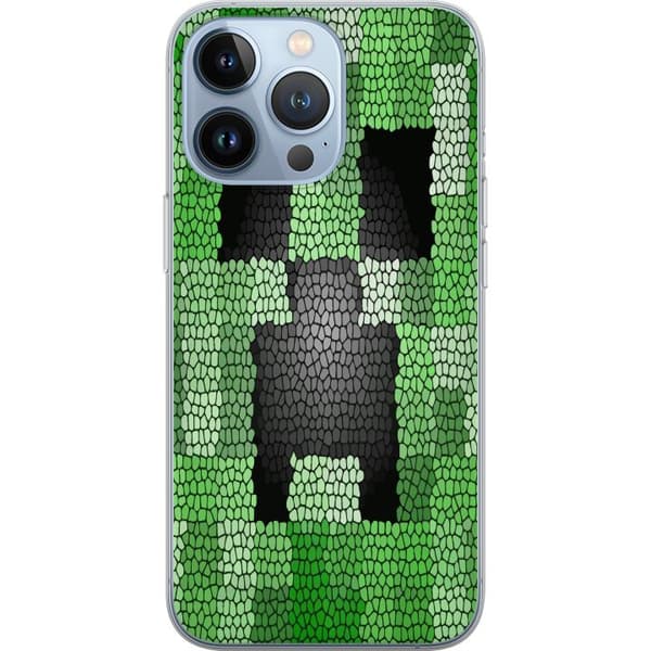 Kompatibelt Mobilskal till Apple iPhone 13 Pro Creeper / Minecraft