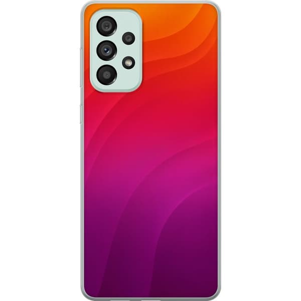 Kompatibelt Mobilskal till Samsung Galaxy A73 5G Sunset Waves