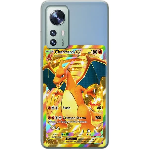 Kompatibelt Mobildeksel til Xiaomi 12 Premiummotiv med Charizard EX