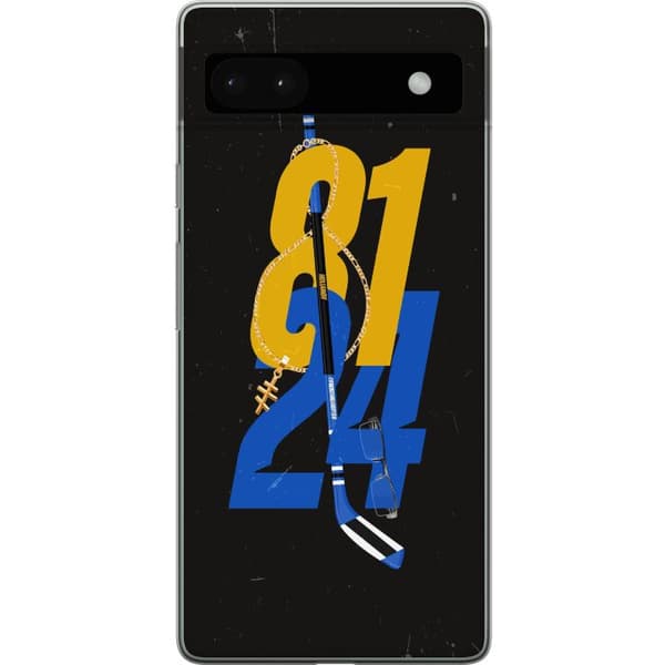 Kompatibelt Mobilskal till Google Pixel 6a Hockeynummer med klubba