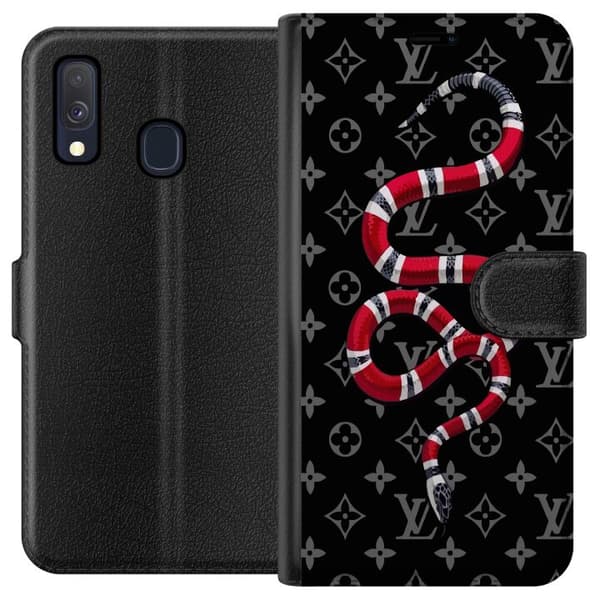 Kompatibelt Plånboksfodral till Samsung Galaxy A40 Snake