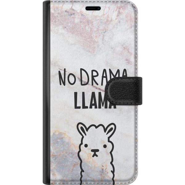 Kompatibelt Plånboksfodral till Samsung Galaxy A20e Llama Marble