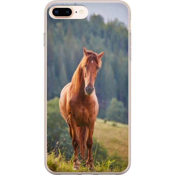 Kompatibelt Mobilskal till Apple iPhone 8 Plus Hästar