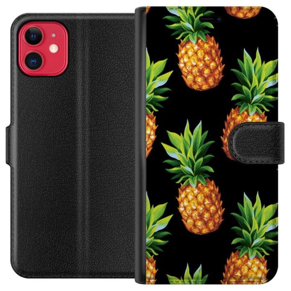 Kompatibelt Plånboksfodral till Apple iPhone 11 Ananas