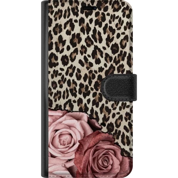 Kompatibelt Plånboksfodral till Samsung Galaxy S20 FE Leopardrosor