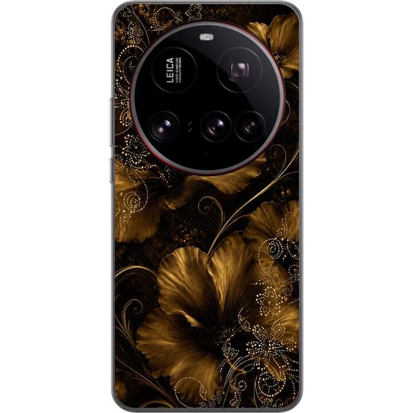 Kompatibelt Mobildeksel til Xiaomi 15 Ultra Gyllen blomstring