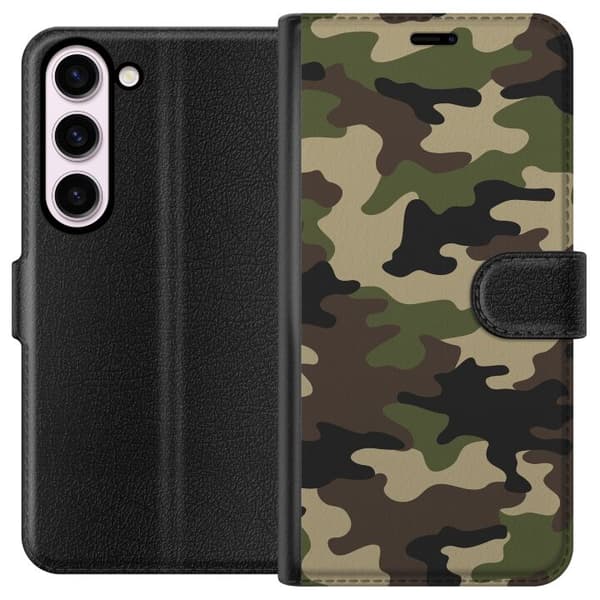 Kompatibelt Lommeboketui til Samsung Galaxy S23 Militær