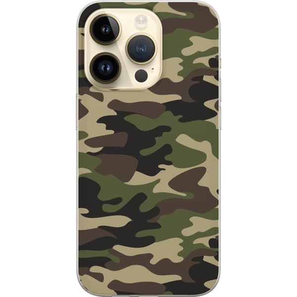 Kompatibel Mobilcover til Apple iPhone 14 Pro Militær