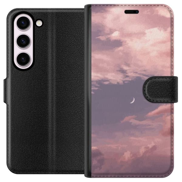 Kompatibel Tegnebogsetui til Samsung Galaxy S23 Pink Himmel