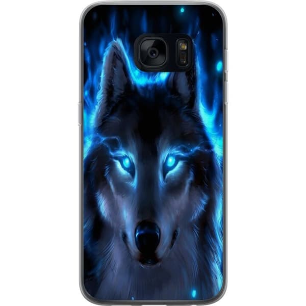 Kompatibelt Mobilskal till Samsung Galaxy S7 Wolf