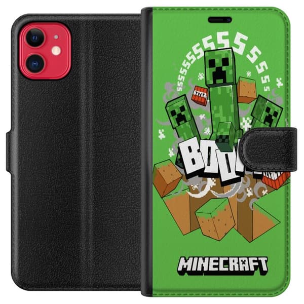 Kompatibelt Plånboksfodral till Apple iPhone 11 Minecraft