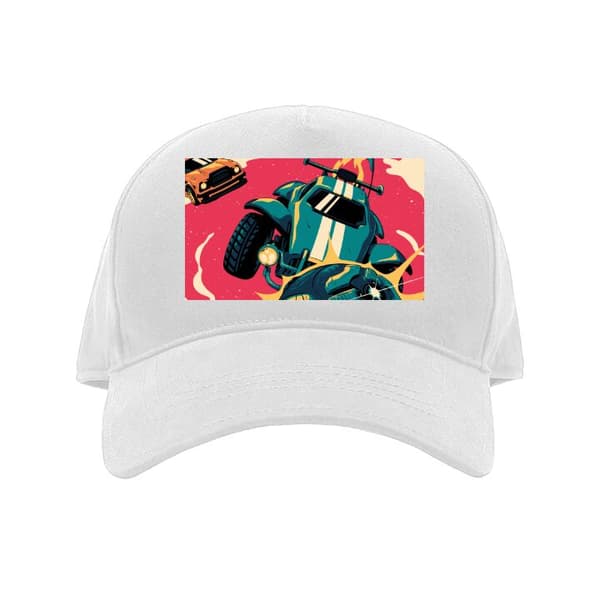 Barn-Caps Biler Biler Hvit Barn
