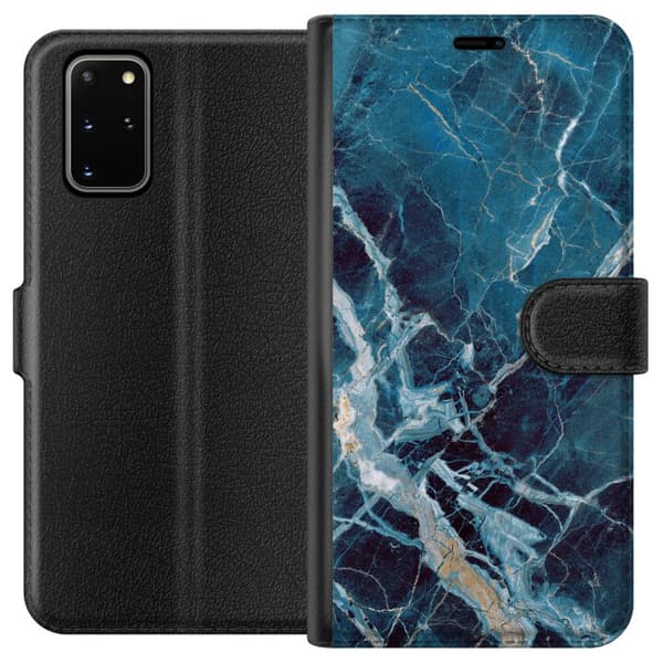 Kompatibelt Plånboksfodral till Samsung Galaxy S20+ Marmor