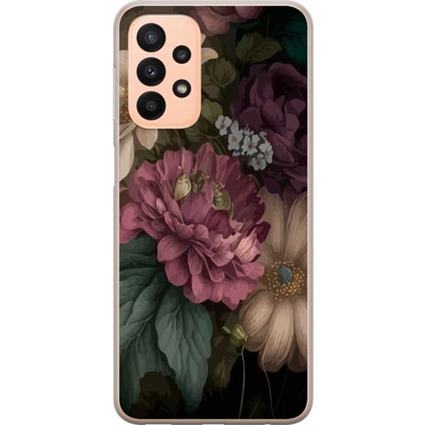 Kompatibel Mobilcover til Samsung Galaxy A23 Blomster