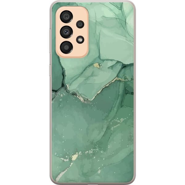 Kompatibel Mobilcover til Samsung Galaxy A33 5G Grøn marmor