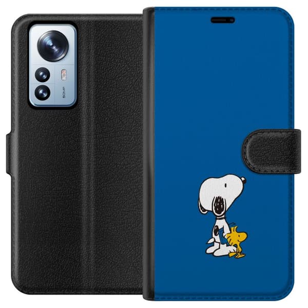 Kompatibel Tegnebogsetui til Xiaomi 12 Pro Snobben Snoopy