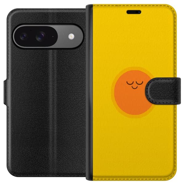Kompatibelt Lommeboketui til Google Pixel 9 Sovande solfigur