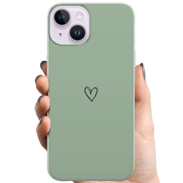 Kompatibel Mobilcover til Apple iPhone 15 Hjerte