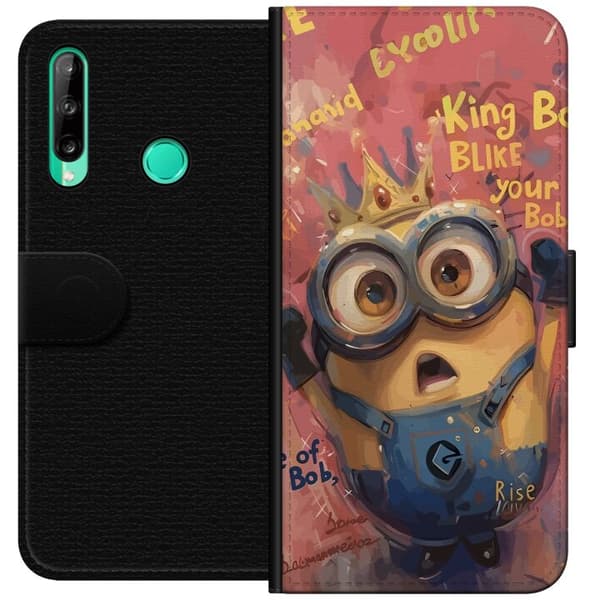 Kompatibelt Lommeboketui til Huawei P40 lite E Minion Med Krona