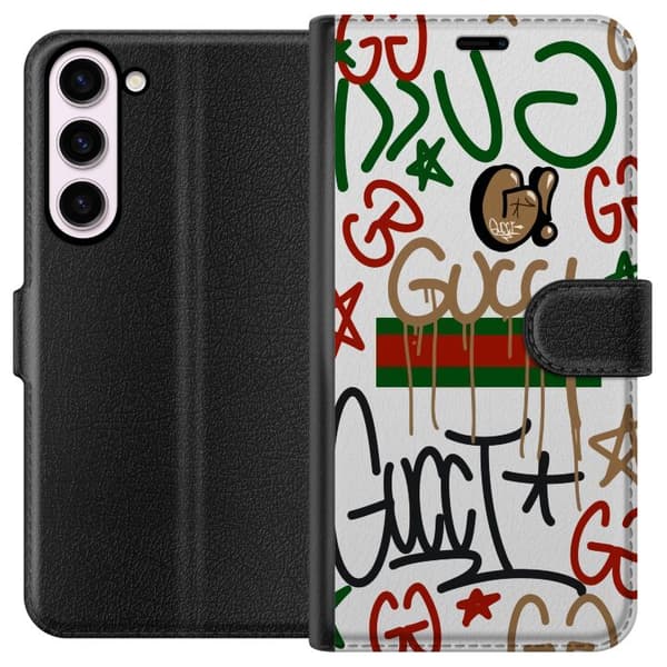 Kompatibelt Lommeboketui til Samsung Galaxy S23+ Glad