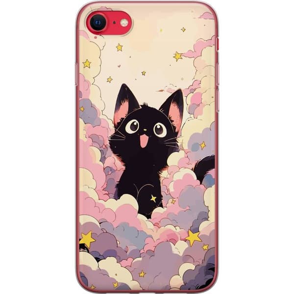 Kompatibelt Mobildeksel til Apple iPhone SE (2022) Kawaii Katt