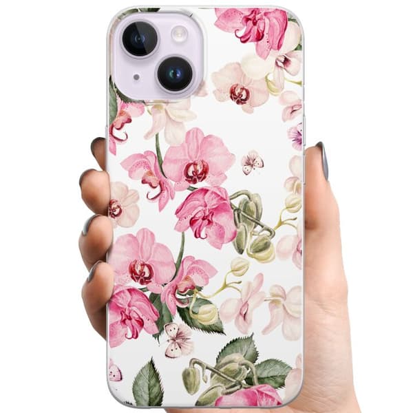 Kompatibelt Mobildeksel til Apple iPhone 15 Blomster