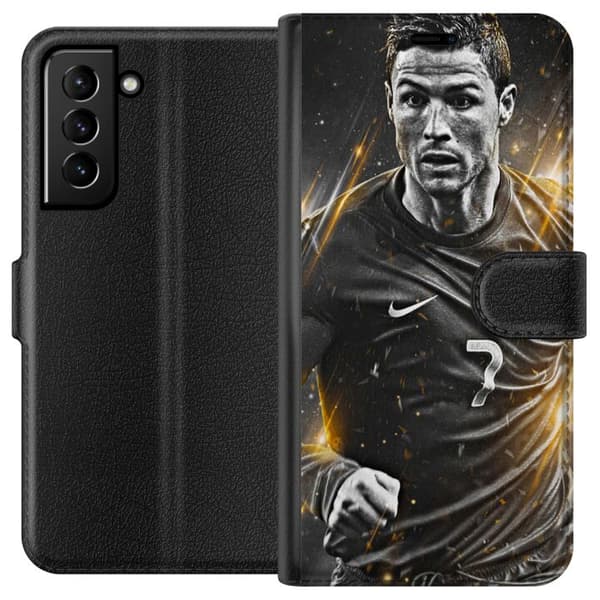 Kompatibel Tegnebogsetui til Samsung Galaxy S21+ 5G Ronaldo