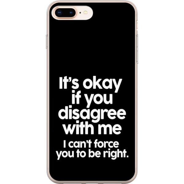 Kompatibelt Mobildeksel til Apple iPhone 8 Plus Tekst
