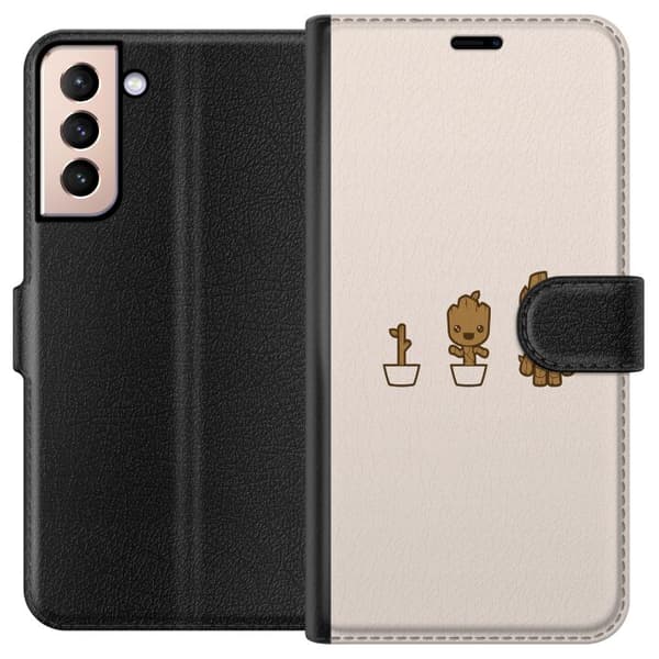 Kompatibelt Lommeboketui til Samsung Galaxy S21 Groot