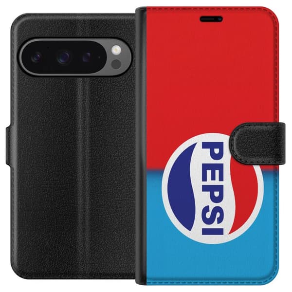 Kompatibel Tegnebogsetui til Google Pixel 9 Pro XL Ikonisk Pepsi-design