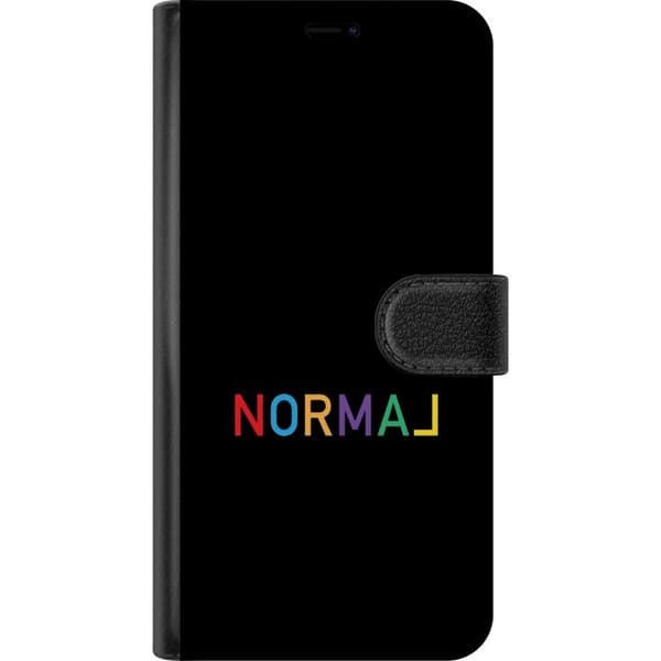 Kompatibel Tegnebogsetui til Apple iPhone 14 Plus Färgglad Normal text