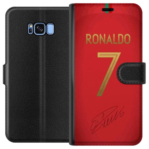 Kompatibelt Plånboksfodral till Samsung Galaxy S8 Ronaldo